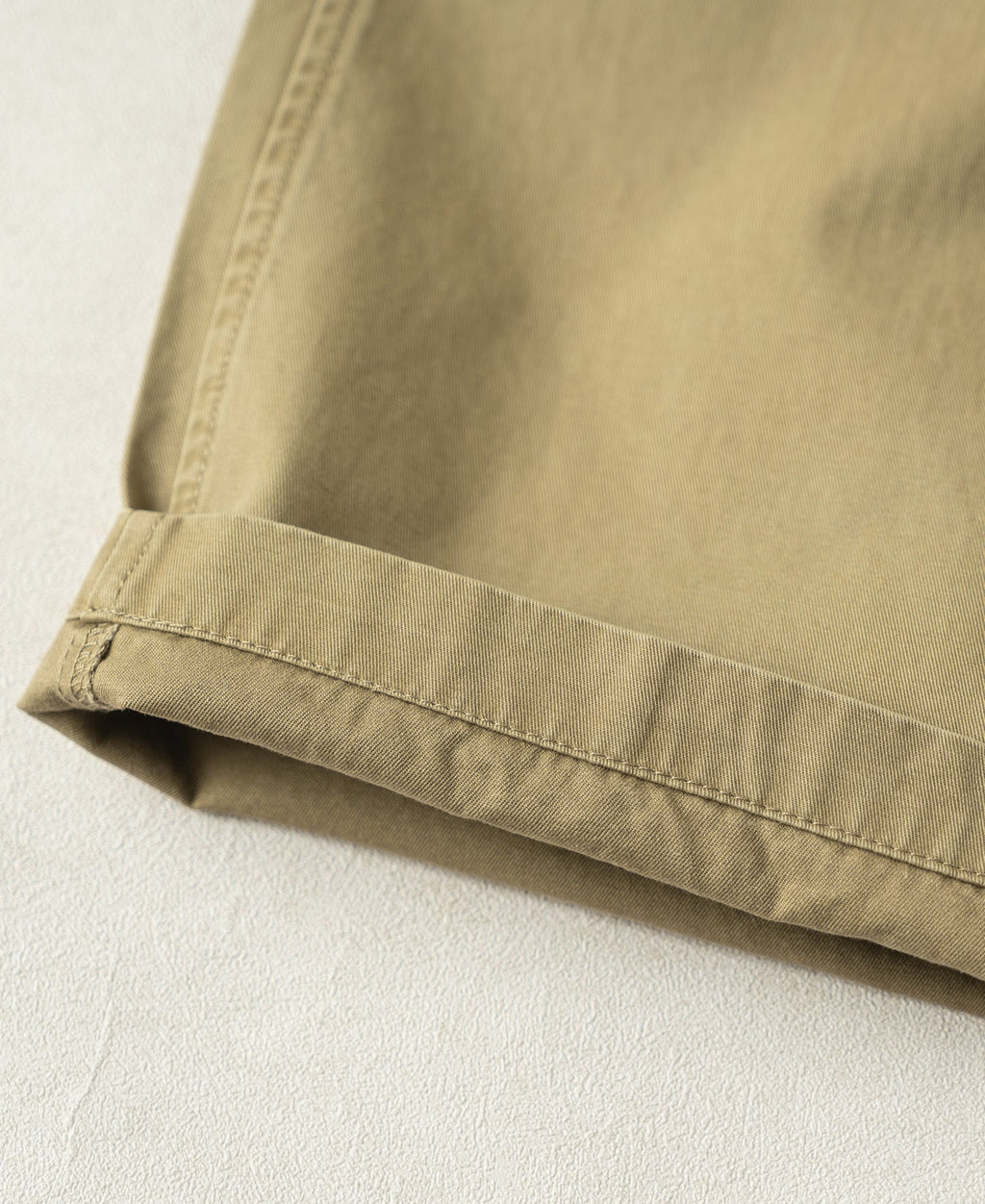 Vintage Washed Tapered 5-Pocket Pants - Khaki