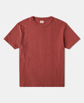 Cotton Tubular Crewneck T-Shirt - Brick Red
