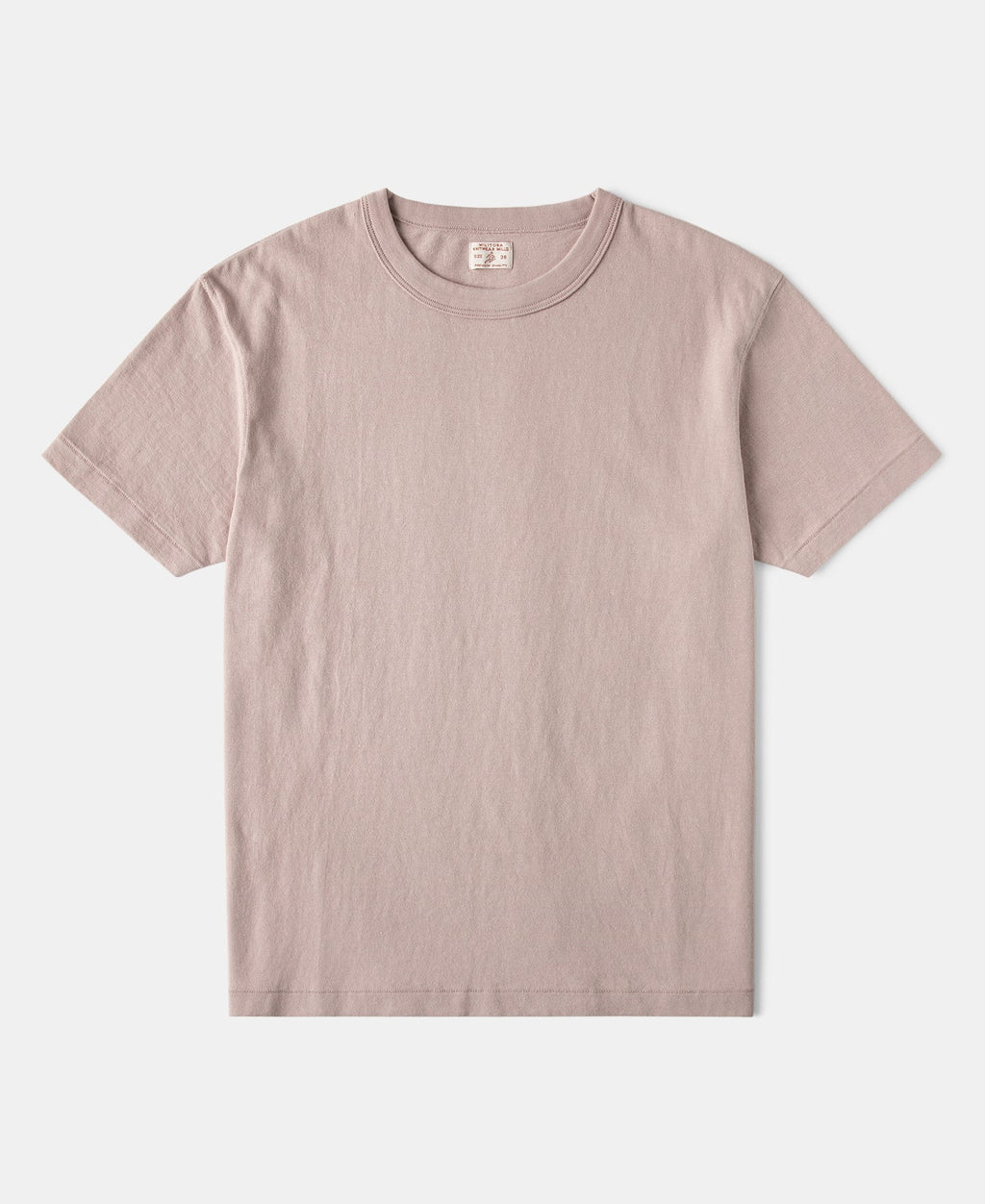 Cotton Tubular Crewneck T-Shirt - Pink