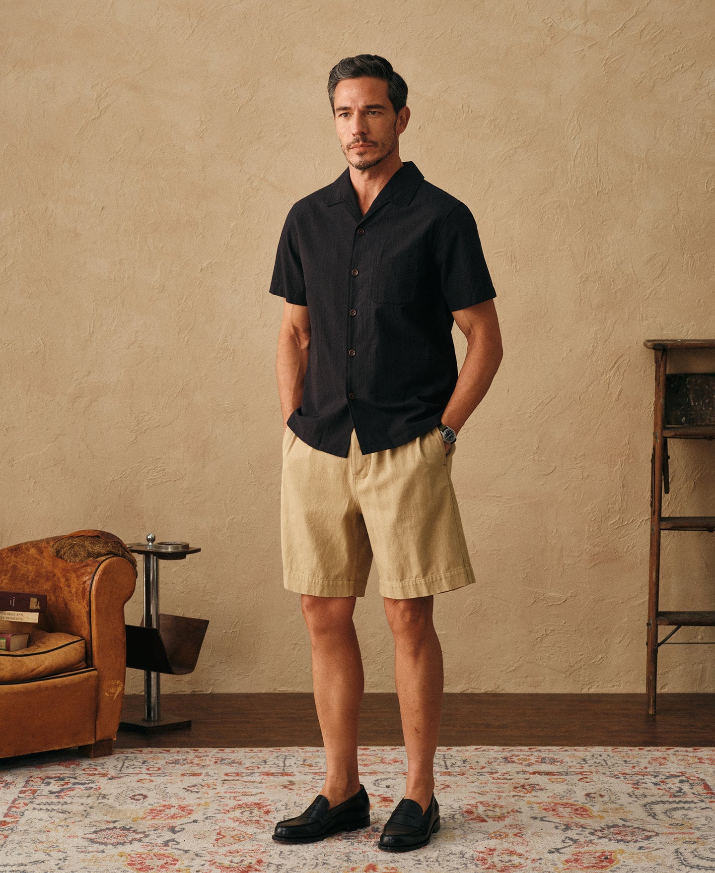 British Army Cotton-Linen Gurkha Shorts - Khaki