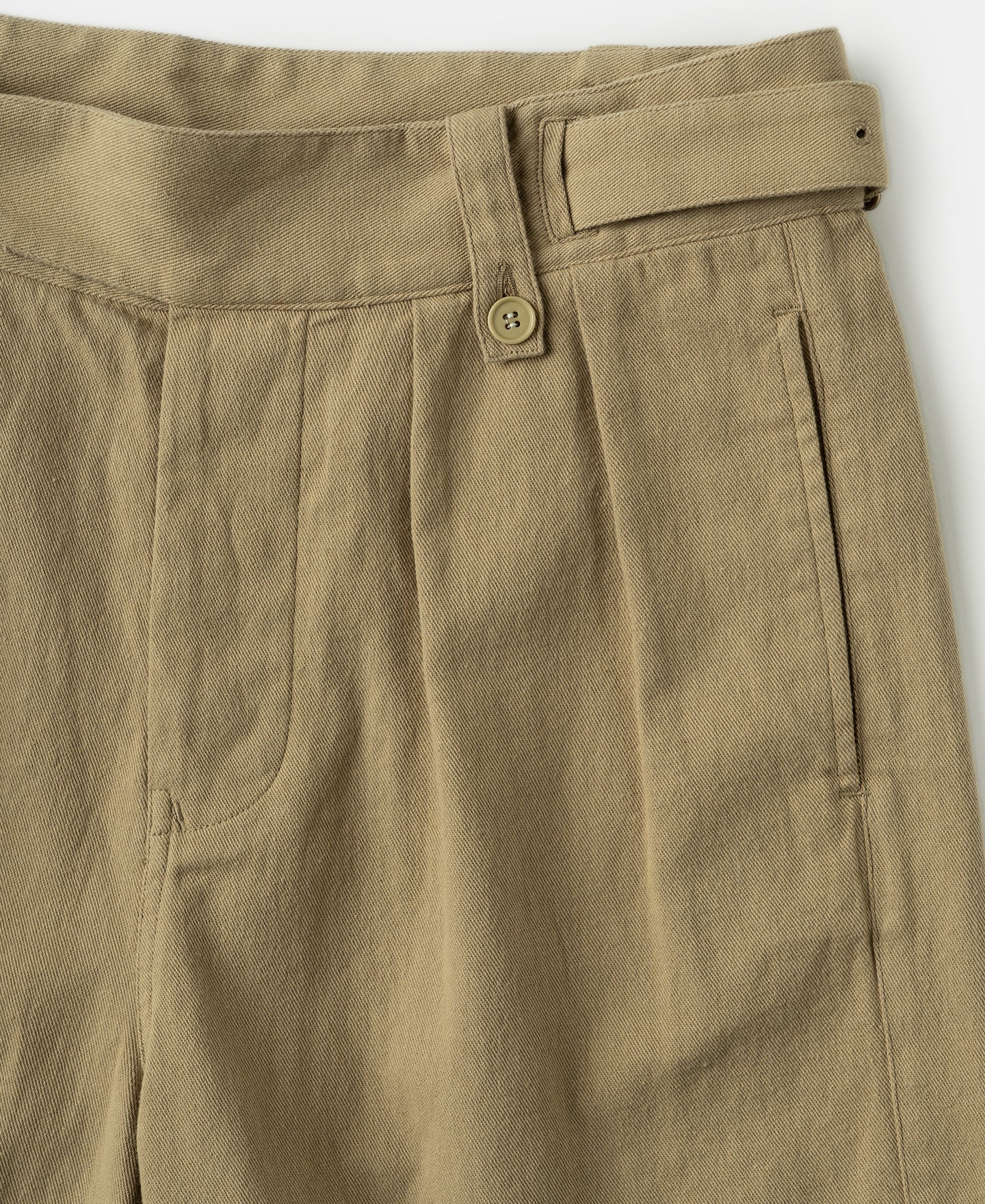 British Army Cotton-Linen Gurkha Shorts - Khaki