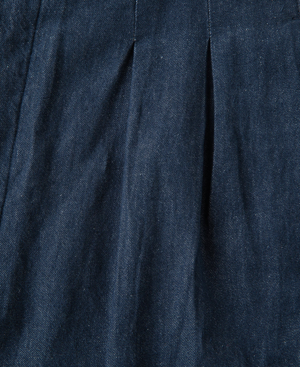 Relaxed Double-Pleated Hemp-Cotton Shorts