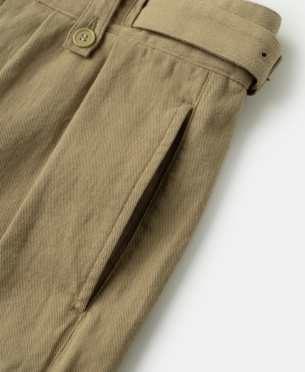 British Army Cotton-Linen Gurkha Shorts - Khaki