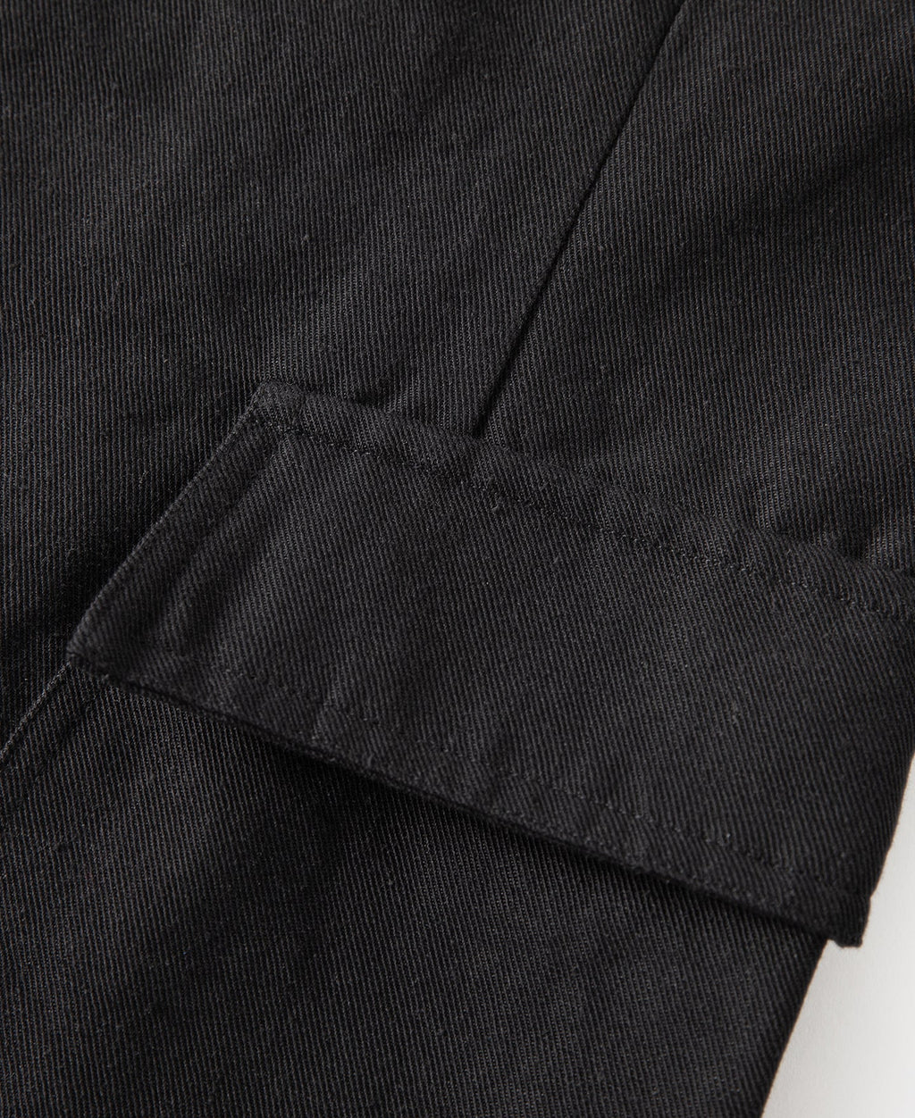 Textured Linen-Cotton Blend Sack Jacket – Black