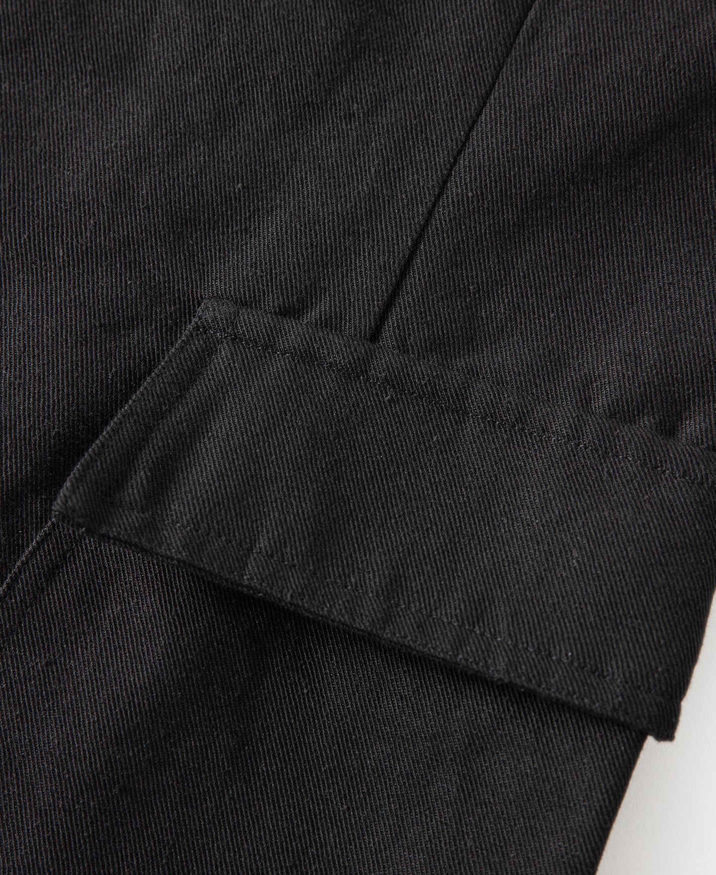 Textured Linen-Cotton Blend Sack Jacket – Black