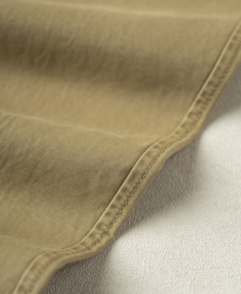 Vintage Washed Tapered 5-Pocket Pants - Khaki