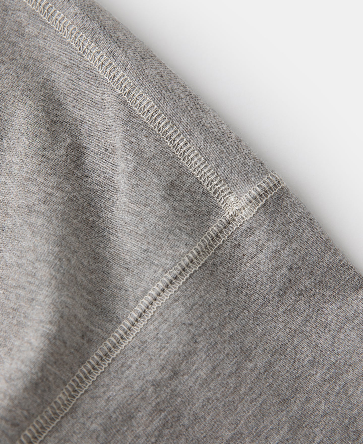 1940s Slub Cotton Henley Pocket T-Shirt - Gray