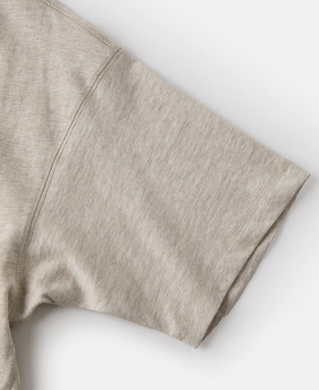 1940s Slub Cotton Henley Pocket T-Shirt - Oats