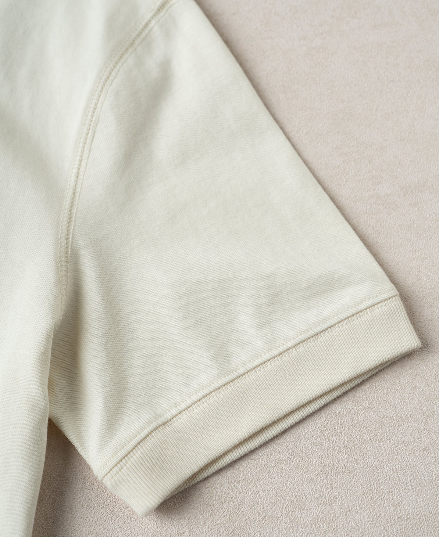 1950s V-Gusset Cotton T-Shirt - White