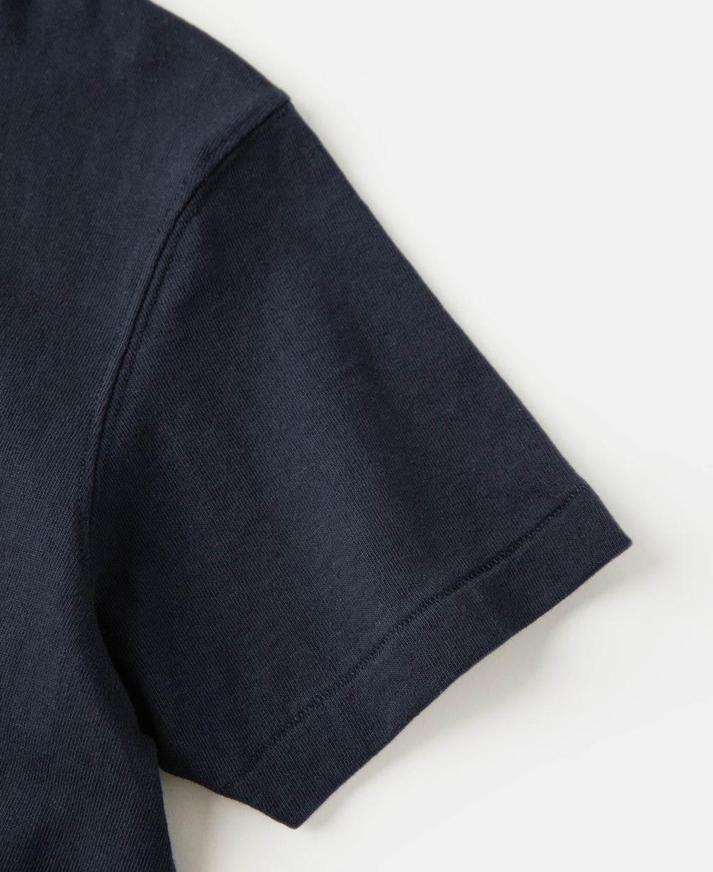 Cotton Tubular Crewneck T-Shirt - Indigo