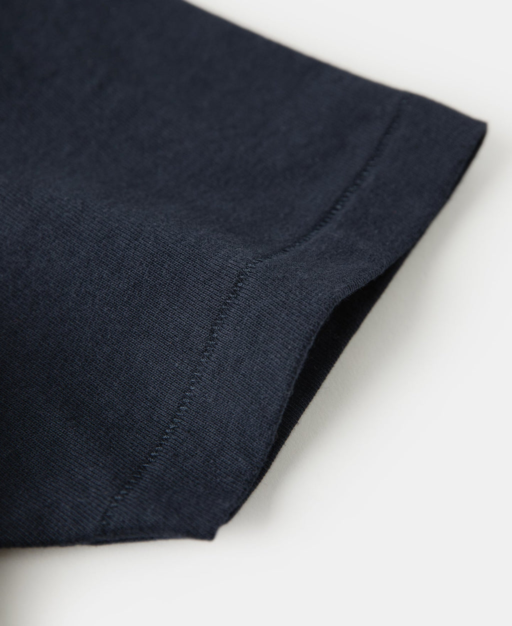 Cotton Tubular Crewneck T-Shirt - Indigo