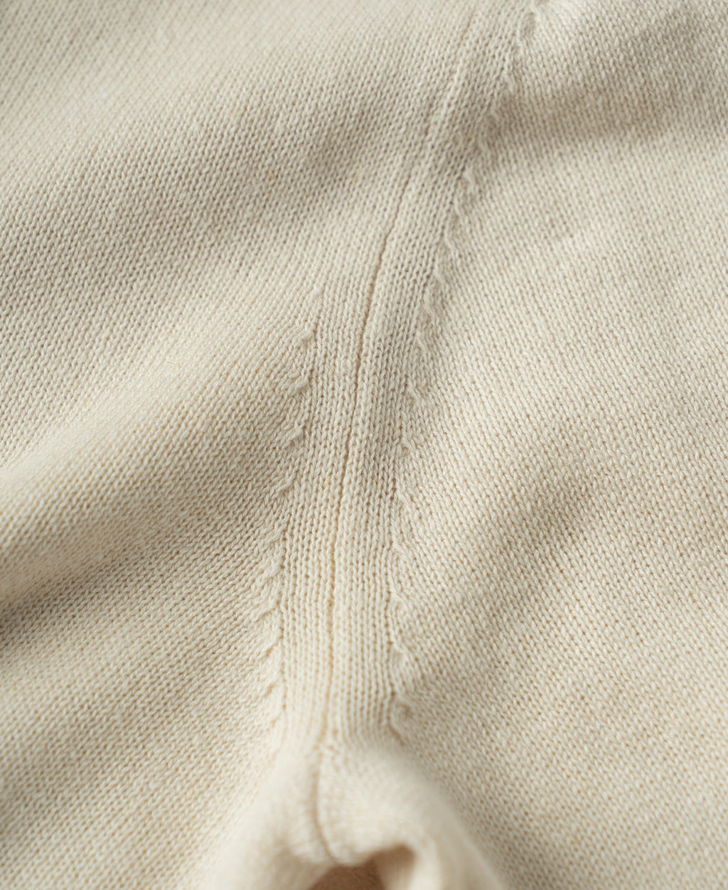 Linen Cotton Blend Knit Johnny Collar Polo - Apricot