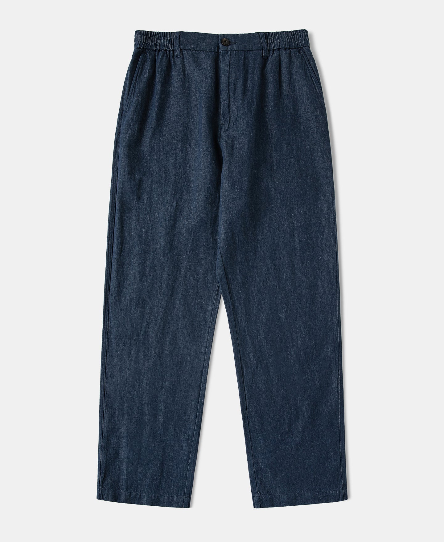 Tapered Hemp-Cotton Blend Pants