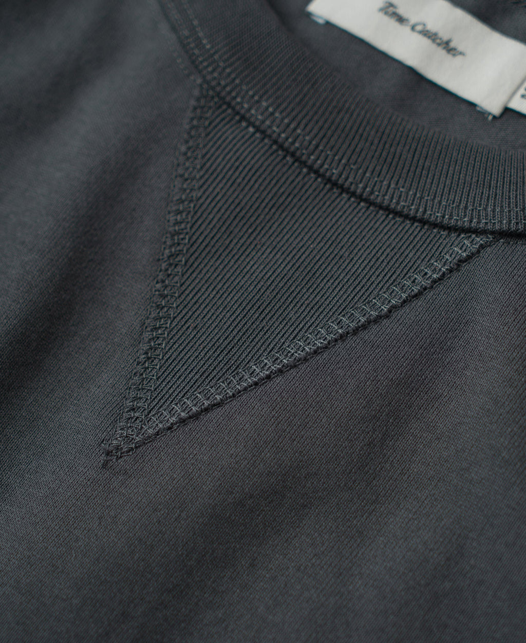 1950s V-Gusset Cotton T-Shirt - Vintage Black