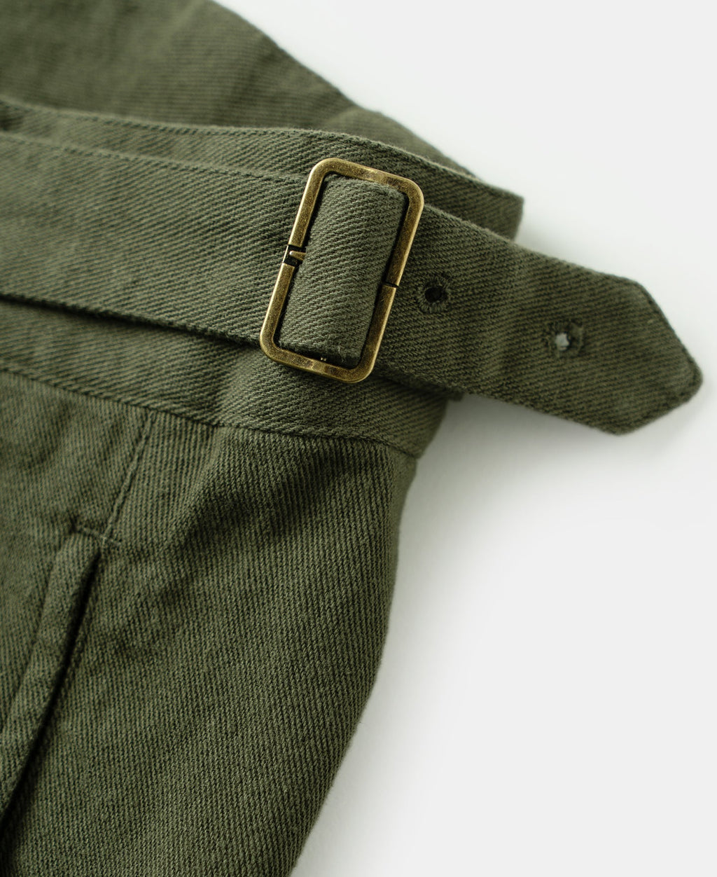 British Army Cotton-Linen Gurkha Shorts - Olive