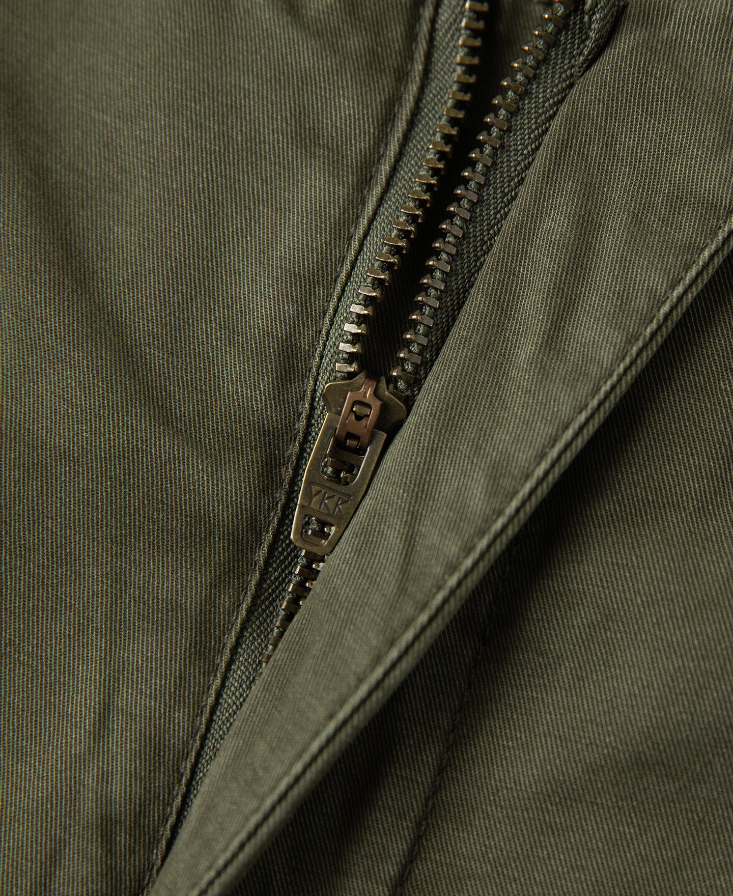 1930s Washed Officer Chino Shorts - Olive