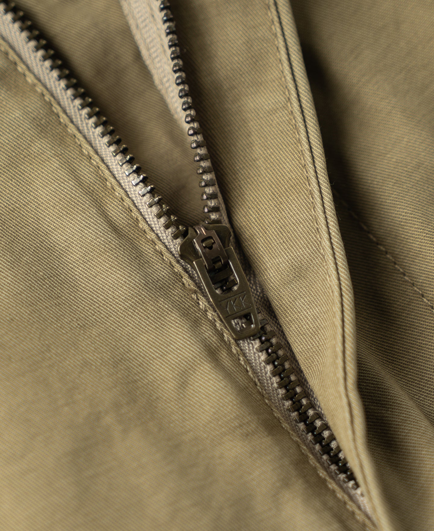 Vintage Washed Tapered 5-Pocket Pants - Khaki